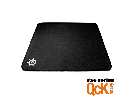 SteelSeries QcK Heavy Gaming Mouse Pad Large Thick Cloth Peak Tracking and Stability Optimized For Gaming Sensors
